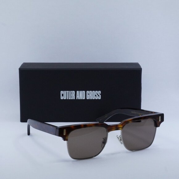 Final Price! Cutler and Gross CG1332S 002 Dark Turtle/Brown Sunglasses - Picture 7 of 9